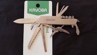 Kayoba Swiss Army Style 12 In 1 MultiTool [upl. by Essirahc830]