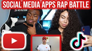 Kyle Exum The Social Media Apps Rap Battle  Reaction [upl. by Nadnerb]