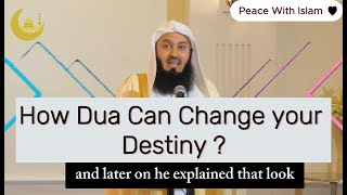 How Dua Can Change your Destiny muftimenk islamiclectures [upl. by Netty]