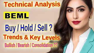 BEML Limited Stock Analysis Key Support Resistance amp Technical Indicators for Traders Nov 2024 [upl. by Suiratnod]