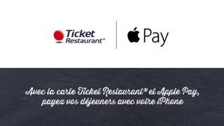 Carte Ticket Restaurant® et Apple Pay  France [upl. by Eisiam442]