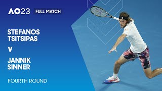 Stefanos Tsitsipas v Jannik Sinner Full Match  Australian Open 2023 Fourth Round [upl. by Terrag666]