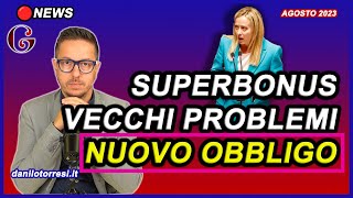 SUPERBONUS 110 e CESSIONE del CREDITO ultime notizie nuovo adempimento a dicembre 2023 [upl. by Paviour]