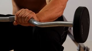 How to Do a Barbell Forearm Extension  Arm Workout [upl. by Ahsinnor]