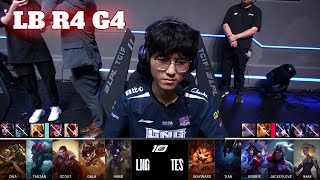 TES vs LNG  Game 4  Round 4 LPL Summer 2023 Playoffs  Top Esports vs LNG Gaming G4 full [upl. by Strohbehn]