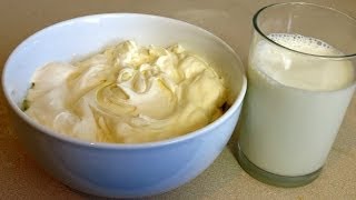 TURN MILK INTO WHIPPED CREAM  HOMEMADE [upl. by Llerud]