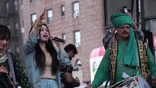 Singer Humaira Arshad performs in Brooklyn Mela New York  Raja Sajid  Pakistan Independence Day [upl. by Sawyere]