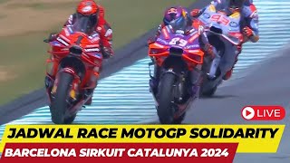 JADWAL RACE MOTOGP SOLIDARITY BARCELONA CATALUNYA 2024 [upl. by Etram876]