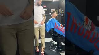 cape prank subscribe to the channel for more prank barbershop funny [upl. by Alakcim88]