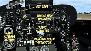 RFN Etendard IVM cockpit familiarization FSX [upl. by Aridatha722]