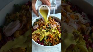 ANTI INFLAMMATORY GLOW SALAD Meal prep roasted vegetable salad for the week Or vegan Thanksgiving [upl. by Gonta]