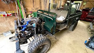 Land Rover Defender GALVANISED Bulkhead Replacement  Timelapse [upl. by Ardnuhsal]