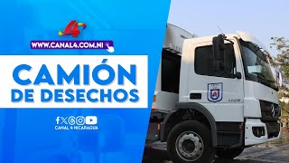 Alcaldía Sandinista de León adquiere camión compactador de desechos [upl. by Walworth933]