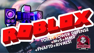 🔴LIVE  Roblox Toilet Tower Defense TTD Rivals livestream roblox rivals [upl. by Eitsyrc908]