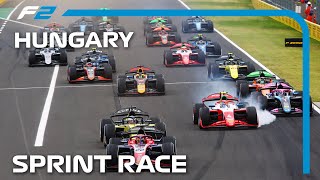 F2 Sprint Race Highlights  2024 Hungarian Grand Prix [upl. by Imis834]