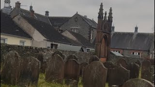 graveyard gravestone churchyard church moffat scotland [upl. by Iverson]