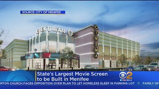 Californias Largest Movie Theater To Be Built In Menifee [upl. by Ledua]