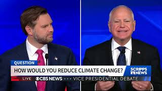 FULL DEBATE JD Vance and Tim Walz argue over issues in vice presidential debate [upl. by Feldt]