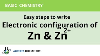 Write electronic configuration of Zn amp Zn2 [upl. by Fleming85]