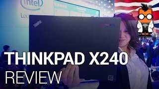 Lenovo Thinkpad X240 Review  Best Ultrabook for the Road Warrior  CES 2014 [upl. by Varuag]