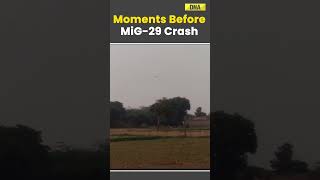 Watch IAFs MiG29 In Tailspin Moments Before It Crashed In Agra Pilot Ejects Safely  viral [upl. by Aisak]