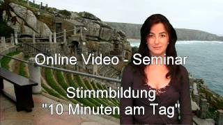 Gesangsunterricht zu hause Gesang Online Video  Seminar quot10 Minuten am Tagquot [upl. by Lerat929]