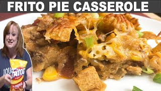 FRITO PIE CASSEROLE  Easy Recipe with TexMex Flavors [upl. by Meingoldas]