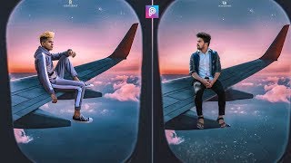 PicsArt Creative Visual Photo Editing Tutorial Step By Step In Hindi In Picsart 2019 [upl. by Arabel]