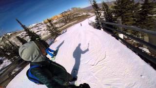 Harmony Run at Canyons Resort Park City Utah  21915 [upl. by Nebuer]