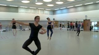 Inside the Bolshoi Ballets daily class [upl. by Rosalia]