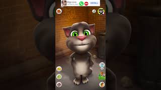 Talking Tom Cat Says Hello shortvideo [upl. by Llieno]