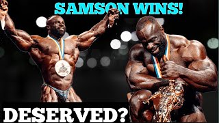 SAMSON DAUDA WINS MR OLYMPIA 2024 [upl. by Deeyn739]