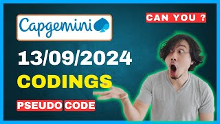 Today😲  Capgemini Coding Questions 2024  capgemini assessment test 2024  UBK Anna [upl. by Atnicaj]