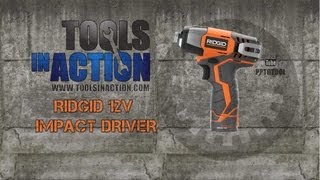 RIDGID 12V LithiumIon Impact Driver R82237K [upl. by Yennep]