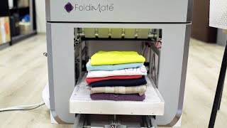 Foldimate laundry folding robot [upl. by Setarcos262]