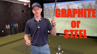 Steel vs Graphite Iron Shafts How to Choose [upl. by Ellita]