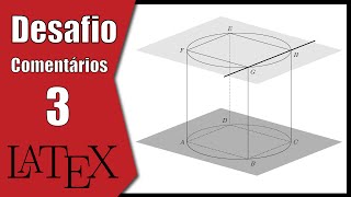 Desafio em TikZ  LaTeX  Cilindro e planos  Tutorial [upl. by Cassondra]