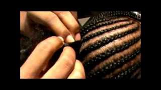 How to Braid Cornrows Tutorial [upl. by Novah]