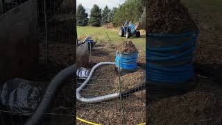 DIY Greenhouse Heating With Compost earthdwellershomestead shorts [upl. by Dominy]