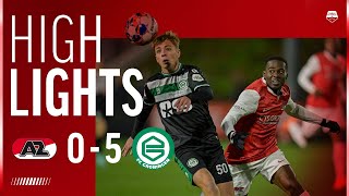 😟 𝗟𝗲𝘀𝘀𝗼𝗻𝘀 𝘁𝗼 𝗯𝗲 𝗹𝗲𝗮𝗿𝗻𝗲𝗱  Highlights Jong AZ  FC Groningen [upl. by Aniratac]