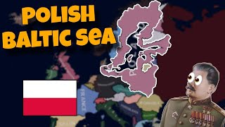 What if Poland controlled the Baltic Sea  Hoi4 Timelapse [upl. by Argella]