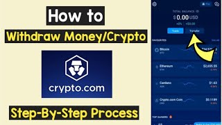 Withdraw Money or Crypto from Cryptocom  Fiat Withdraw Cryptocom  Cash Out Crypto com [upl. by Middlesworth]