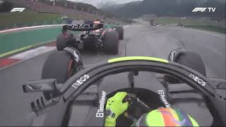 Verstappen faking an attempted fast lap just to ruin Hamiltons lap F1 AustrianGP [upl. by Steep]