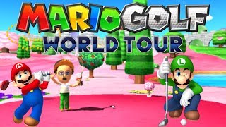 Mario Golf World Tour  Online Community Match  Peach Gardens [upl. by Afesoj]