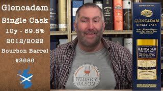 Glencadam aged 10 years 20122022 Bourbon Barrel 3686 Single Malt Scotch Whisky Review WhiskyJason [upl. by Nan]