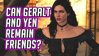 Witcher 3 If Geralt Chose Triss can he still be friends with Yennefer [upl. by Digdirb994]