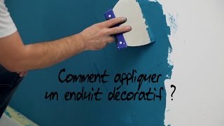 Comment appliquer un enduit décoratif [upl. by Dnaltiac]