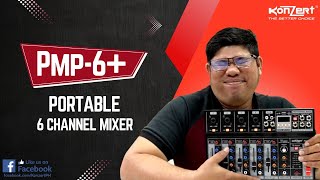 KONZERT PMP6 Portable Mixer [upl. by Aicilas885]