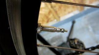 How To Fix A Leaky Tire Presta Valve Stem Valve Core Bike Blogger [upl. by Orwin247]