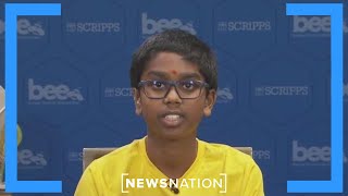 Scripps National Spelling Bee winner says he’ll donate prize money  Morning in America [upl. by Atiragram]